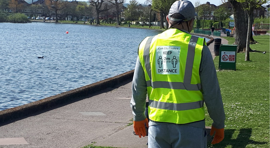 Park Ranger at the Lough