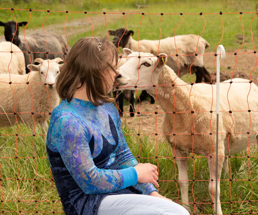 Maeve-chatting-with-the-sheep--(2)