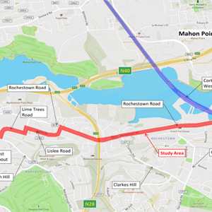 Rochestown to Douglas Map Sept 2022