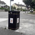 Dog walking route bin