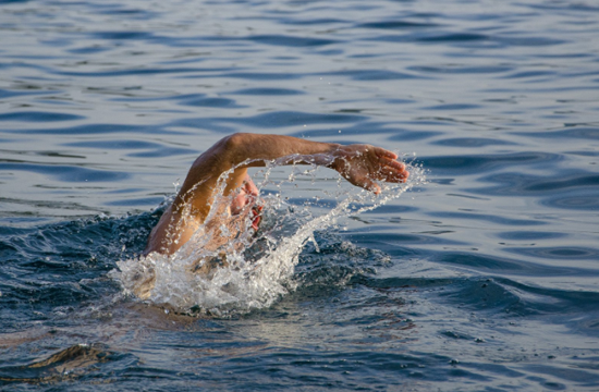 Swimming stock photo