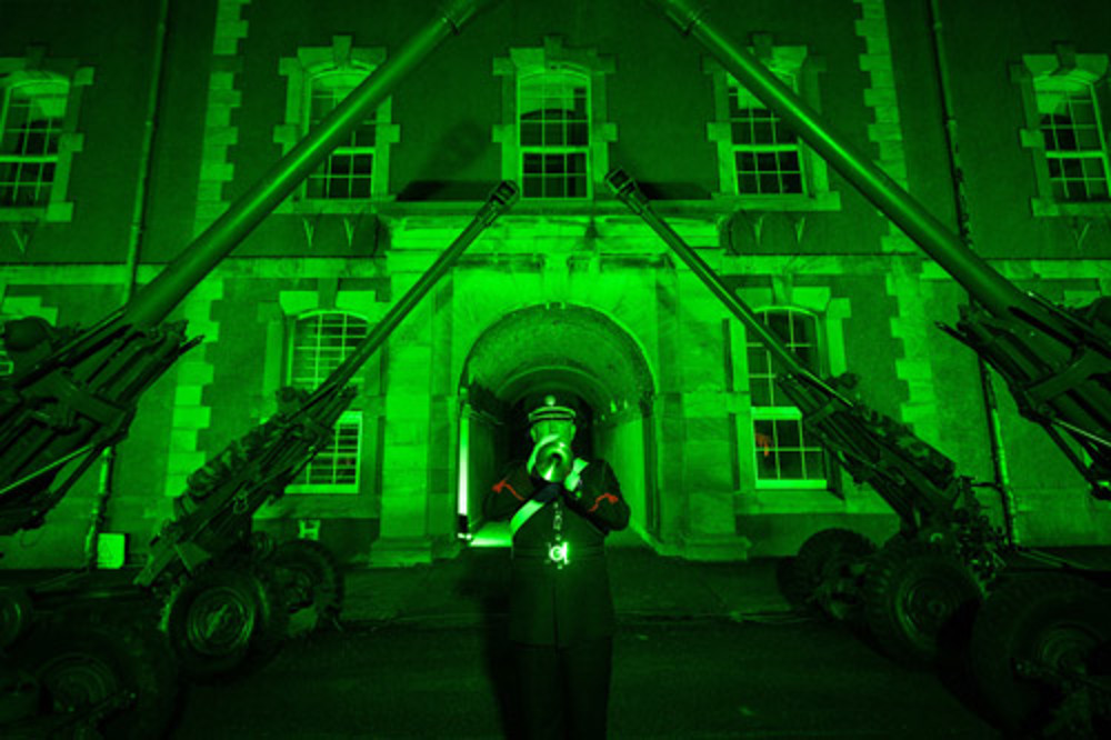 Greening Collins Barracks and Bugler