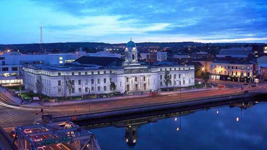 External-Aeriel-view-of-City-Hall-at-Dusk_opt-Copy