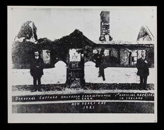 1966.2.10-D4.2-Brothers-outside-their-Burnt-down-House-Carrigtwohill-New-Years-Day-1921