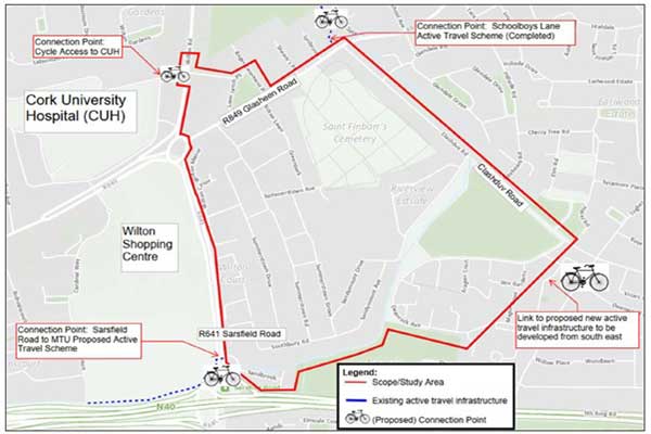 Sarsfield Road to Clashduv Rd Active Travel