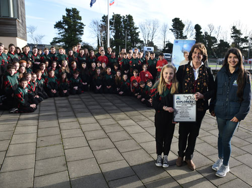 Riverstown National School receive Explorers Award 