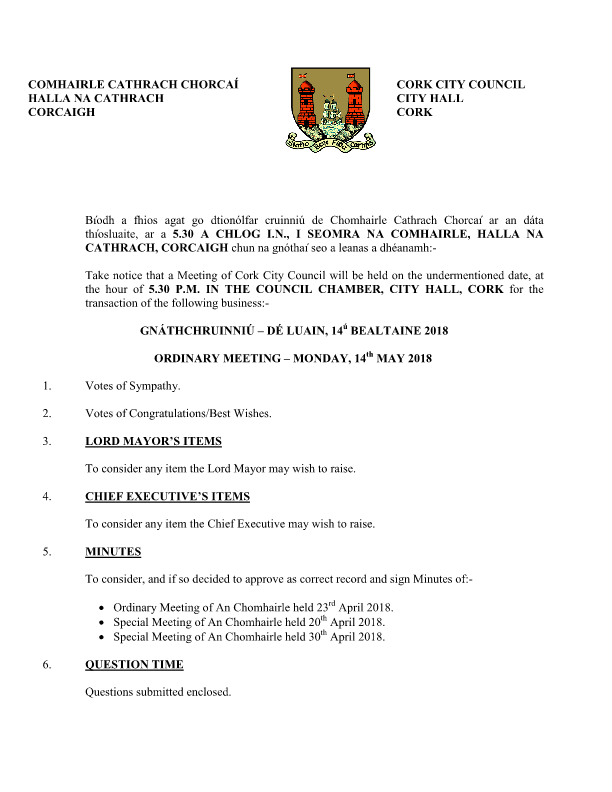 2018-05-14-Agenda-Council-Meeting